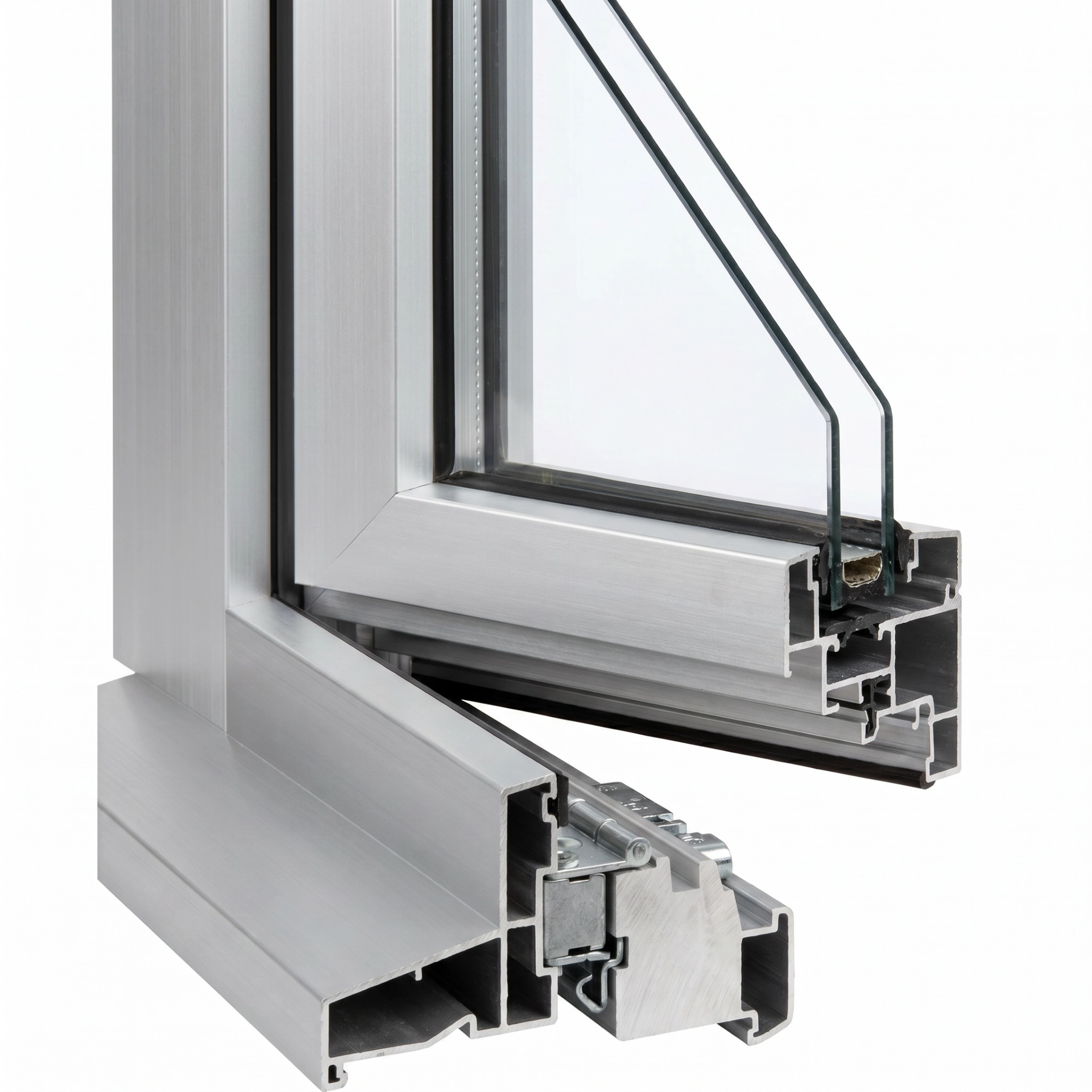 Baies vitrées en aluminium au design fin